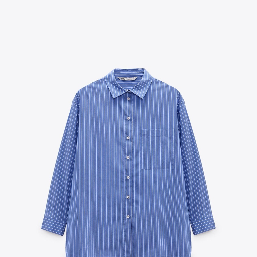 Blue Striped Womens Shirt
